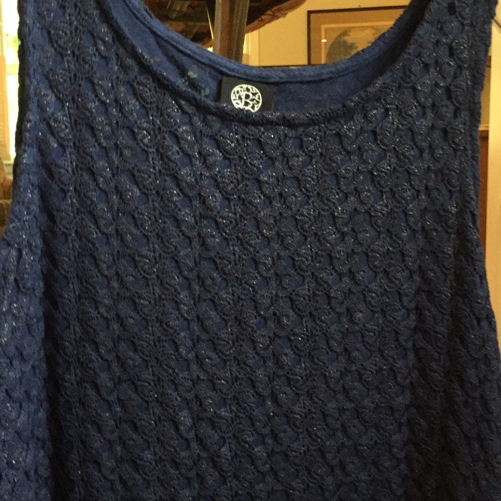 Navy Bobeau top.